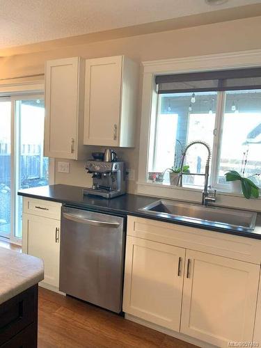 9611 Askew Creek Dr, Chemainus, BC - Indoor Photo Showing Kitchen With Double Sink