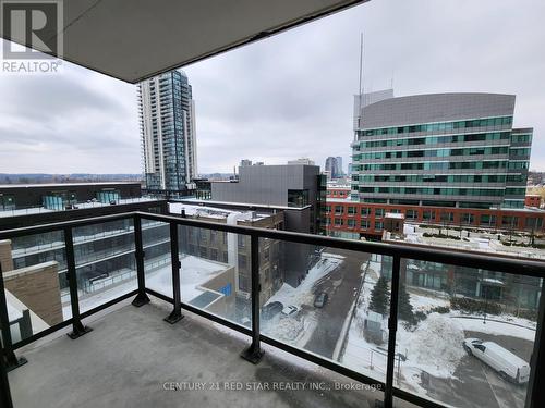 601 - 55 Duke Street W, Kitchener, ON - Outdoor With Balcony With View With Exterior