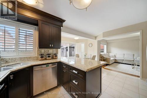 240 Waterbury St, Caledon, ON - Indoor Photo Showing Kitchen With Double Sink