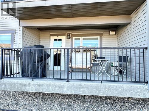 101 820 5Th Street, Weyburn, SK - Outdoor With Deck Patio Veranda With Exterior