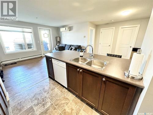 101 820 5Th Street, Weyburn, SK - Indoor Photo Showing Kitchen With Double Sink