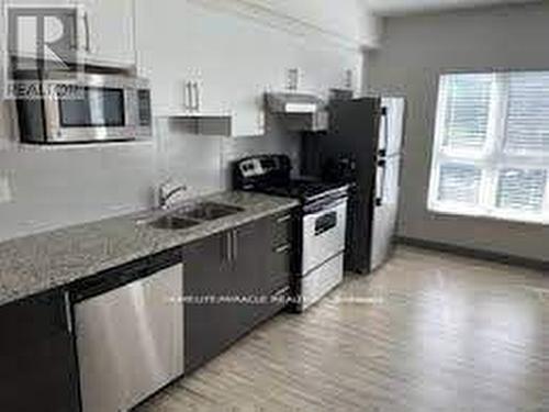 #156 -258A Sunview St, Waterloo, ON - Indoor Photo Showing Kitchen With Stainless Steel Kitchen With Double Sink With Upgraded Kitchen