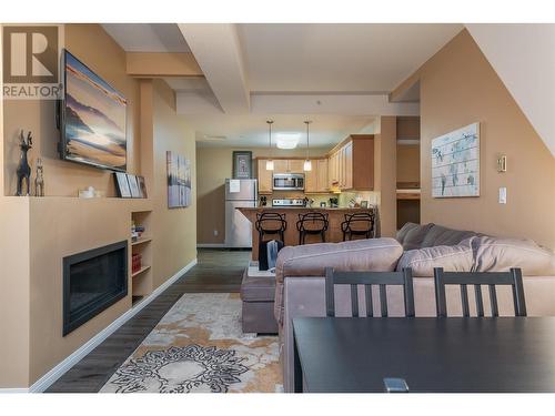 9885 Pinnacles Road Unit# 9, Vernon, BC - Indoor With Fireplace