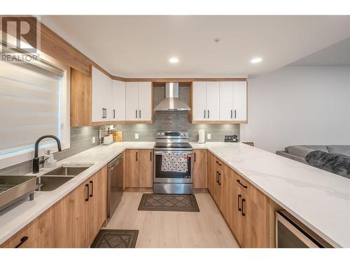 10615 Elliott Street Unit# 106, Summerland, BC - Indoor Photo Showing Kitchen With Double Sink With Upgraded Kitchen