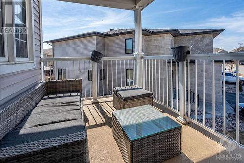 balcony off of primary bedroom - 218 Hillpark High Street, Ottawa, ON - Outdoor With Deck Patio Veranda With Exterior