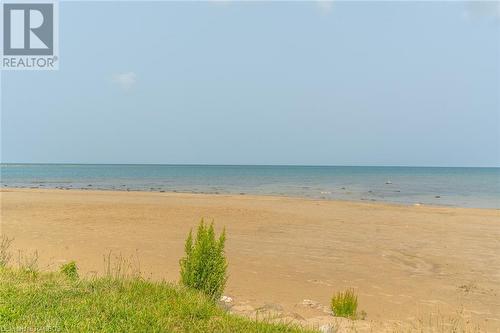 Long views over Lake Huron from sandy Gobles Grove Beach. - 3 George Street, Saugeen Shores, ON - Outdoor With Body Of Water With View