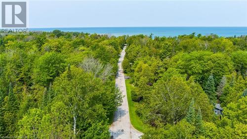 A straight shot down George Street to the warm, shallow waters and white sand shoreline. - 3 George Street, Saugeen Shores, ON - Outdoor With Body Of Water With View