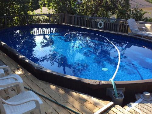 Pool - 4413 Rue Imperial, Montréal (Pierrefonds-Roxboro), QC - Outdoor With Above Ground Pool