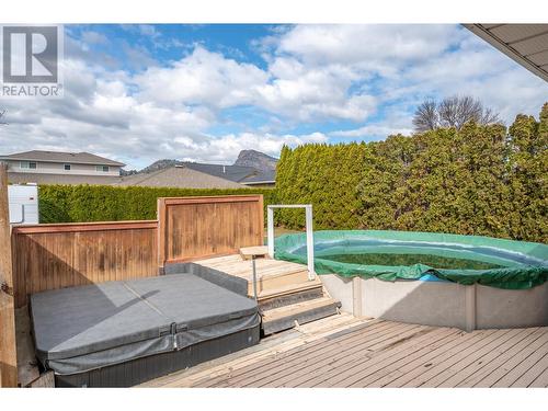 5020 Weldon Avenue, Summerland, BC - Outdoor With Above Ground Pool With Deck Patio Veranda