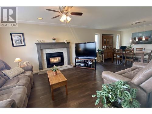 4112 Temple Street, Terrace, BC - Indoor Photo Showing Living Room With Fireplace