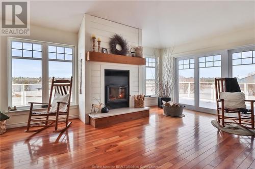8 Island View Lane, Main River, NB - Indoor Photo Showing Living Room With Fireplace