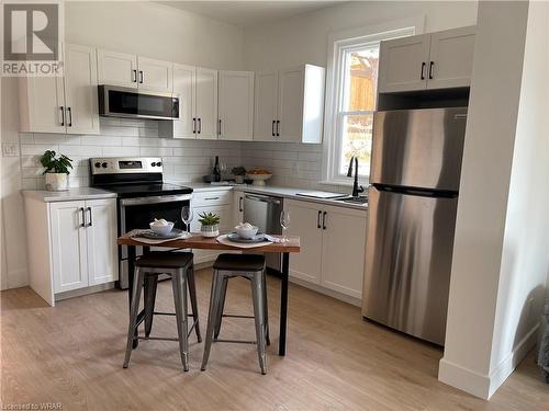 377 Main Street Unit# 1, Woodstock, ON - Indoor Photo Showing Kitchen With Stainless Steel Kitchen