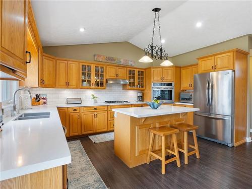 Kitchen - 2080 Sandusk Road, Hagersville, ON - Indoor Photo Showing Kitchen With Stainless Steel Kitchen With Double Sink