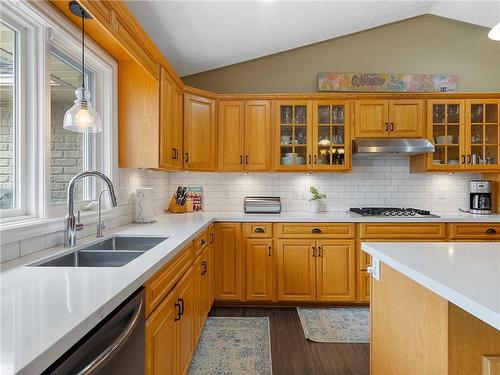 Kitchen - 2080 Sandusk Road, Hagersville, ON - Indoor Photo Showing Kitchen With Double Sink
