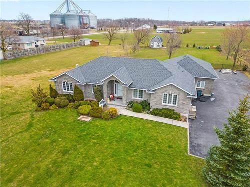 Front Exterior Aerial View - 2080 Sandusk Road, Hagersville, ON - Outdoor