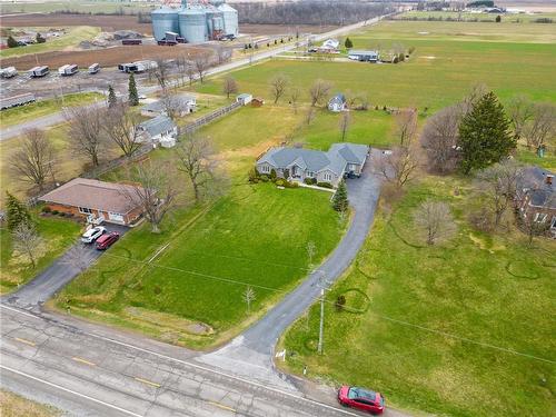 Front Exterior Aerial View - 2080 Sandusk Road, Hagersville, ON - Outdoor With View