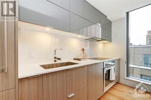 101 Queen Street Unit#707, Ottawa, ON - Indoor Photo Showing Kitchen With Upgraded Kitchen