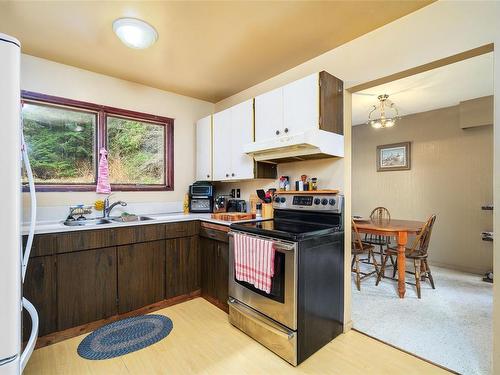 231 Sayward Hts, Sayward, BC - Indoor Photo Showing Kitchen With Double Sink