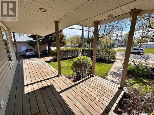 808 Main Street, Moosomin, SK - Outdoor With Deck Patio Veranda With Exterior