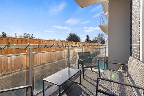 16 Markle Crescent|Unit #202, Hamilton, ON - Outdoor With Balcony With Exterior