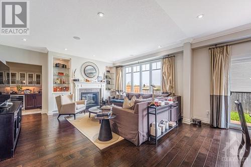 116 Westphalian Avenue, Ottawa, ON - Indoor Photo Showing Living Room With Fireplace