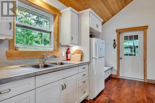55 Fire Route 83 Rte E, Havelock-Belmont-Methuen, ON - Indoor Photo Showing Kitchen With Double Sink