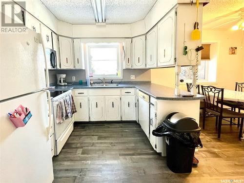 107 1St Street E, Arborfield, SK - Indoor Photo Showing Kitchen With Double Sink