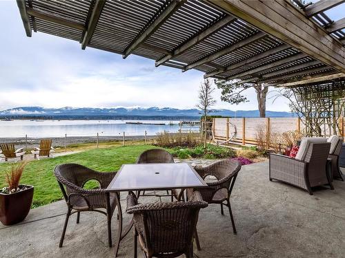 57 Jane Pl, Comox, BC - Outdoor With Body Of Water With Deck Patio Veranda With View