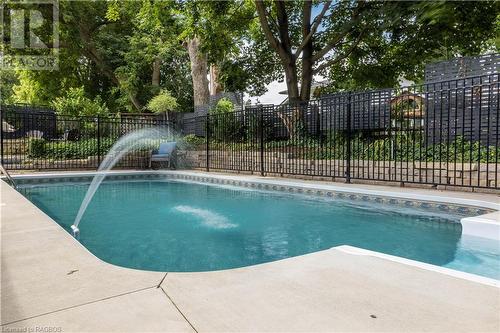 14' x 28' Inground Pool - 160 4Th Avenue, Hanover, ON - Outdoor With In Ground Pool