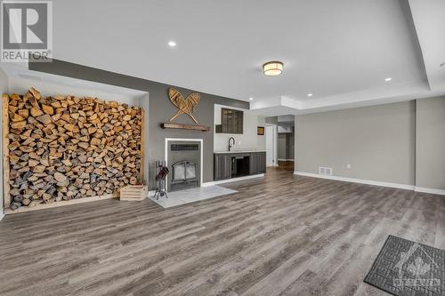 1628 Nolan'S Road, Montague, ON - Indoor With Fireplace