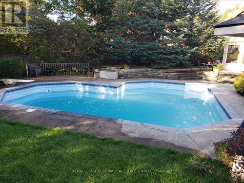 61 Acredale Dr, Hamilton, ON - Outdoor With In Ground Pool With Backyard