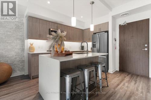 #202 -16 Markle Cres, Hamilton, ON - Indoor Photo Showing Kitchen With Stainless Steel Kitchen With Upgraded Kitchen