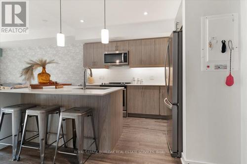 202 - 16 Markle Crescent, Hamilton, ON - Indoor Photo Showing Kitchen With Stainless Steel Kitchen With Upgraded Kitchen
