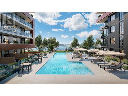 3389 Lakeshore Road Unit# N303, Kelowna, BC - Outdoor With In Ground Pool