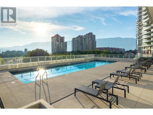 1191 Sunset Drive Unit# 2703, Kelowna, BC - Outdoor With In Ground Pool With Deck Patio Veranda