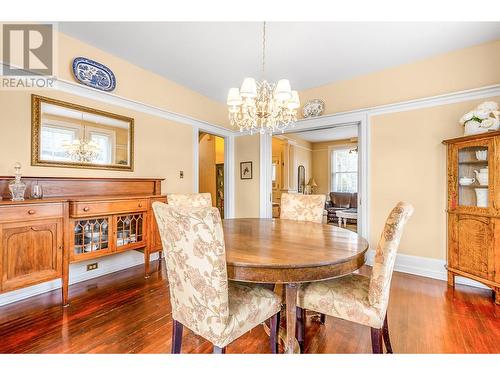 1800 32 Avenue, Vernon, BC - Indoor Photo Showing Dining Room