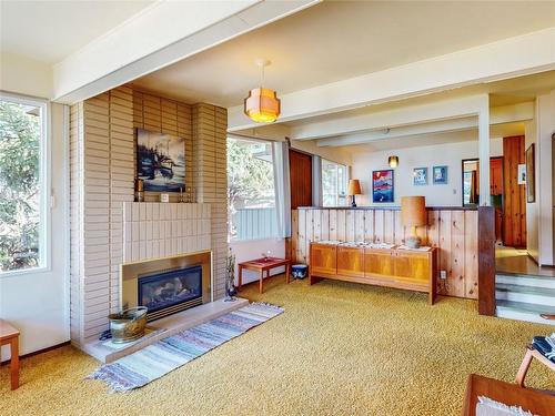 360 Herbert Heights Road, Kelowna, BC - Indoor Photo Showing Other Room With Fireplace