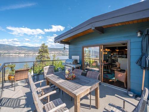 101 Hyslop Drive, Penticton, BC - Outdoor With Body Of Water With Deck Patio Veranda
