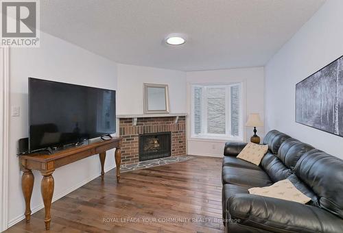 218 Mullen Dr, Vaughan, ON - Indoor Photo Showing Living Room With Fireplace