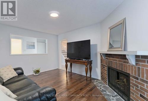 218 Mullen Dr, Vaughan, ON - Indoor Photo Showing Living Room With Fireplace