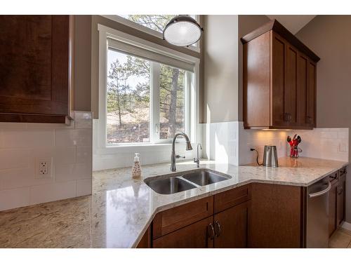 2446 Westside Road, Invermere, BC - Indoor Photo Showing Kitchen With Double Sink