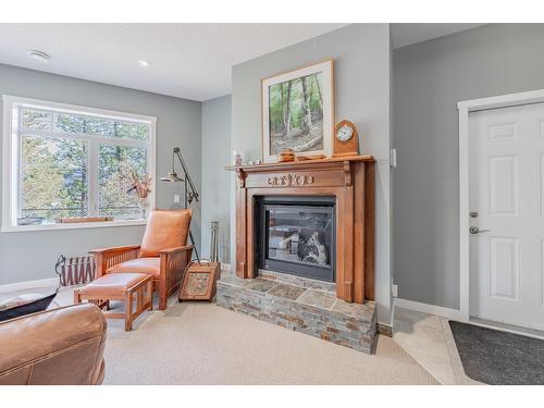 2446 Westside Road, Invermere, BC - Indoor Photo Showing Living Room With Fireplace