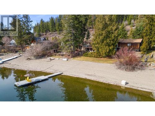 2876 Squilax-Anglemont Road, Lee Creek, BC - Outdoor With Body Of Water With View