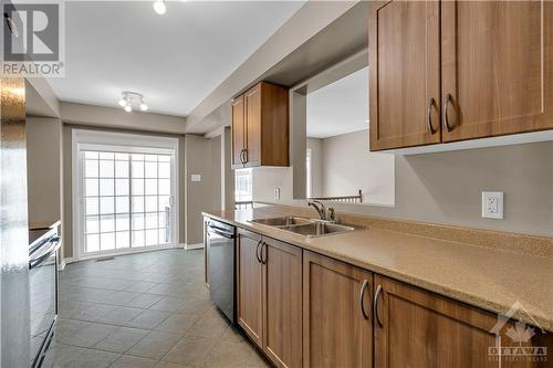 218 Morel Private, Ottawa, ON - Indoor Photo Showing Kitchen With Double Sink
