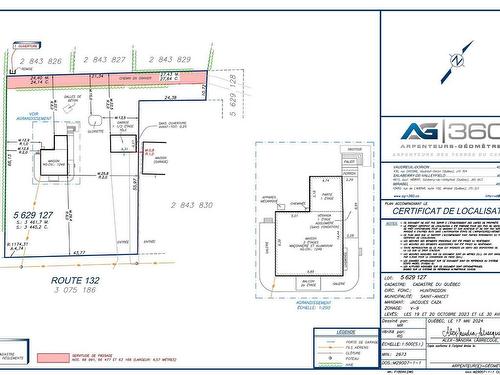 Drawing (sketch) - 1246 Route 132, Saint-Anicet, QC - Other