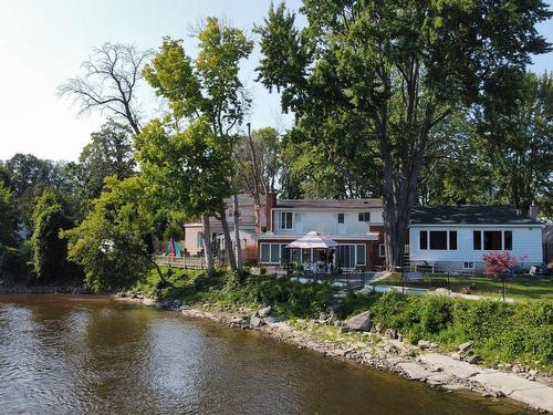 Photo aÃ©rienne - 1344Z  - 1344Az Ch. Du Bord-De-L'Eau, Laval (Sainte-Dorothée), QC - Outdoor With Body Of Water