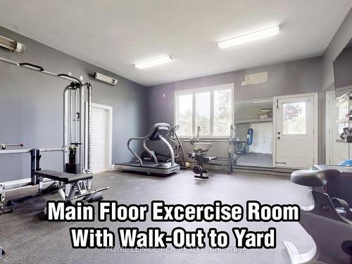 111 Lake Woods Dr, Whitchurch-Stouffville, ON - Indoor Photo Showing Gym Room
