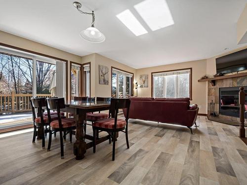 Dining room - 1662 Ch. Du Golf, Mont-Tremblant, QC - Indoor With Fireplace