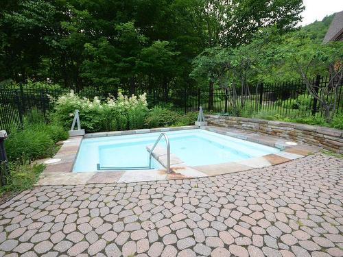 Spa - 2-1510 Ch. Du Versant-Soleil, Mont-Tremblant, QC - Outdoor With In Ground Pool With Backyard