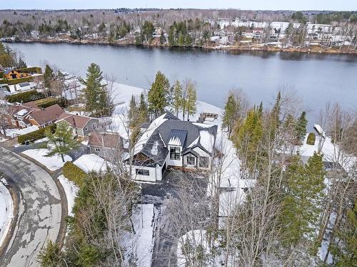 Aerial photo - 4521 Rue Ringuette, Sherbrooke (Brompton/Rock Forest/Saint-Élie/Deauville), QC - Outdoor With Body Of Water With View